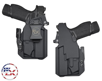 Springfield Echelon 4.5 Full Size - Olight PL X - Solid / Carbon Fiber - Inside the Waistband (IWB) Kydex Holster