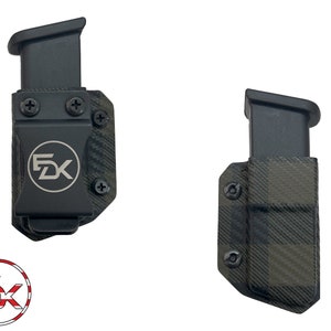 CF Plaid OD Green - Inside the Waistband (IWB) Mag Carrier - Glock 17, 19, 26 43, 43X, Shield, P365, P365xl, X-Macro, Hellcat, Rdp, Canik