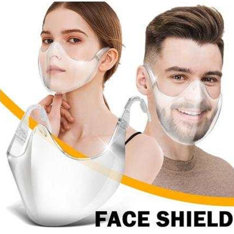 New AntiFogging Face Shields Set for Men & Women Clear Etsy
