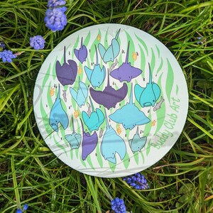 Mantarochen Mauspad Geschenk, Ozean, Anti-Rutsch, Computer Matte, blau, Bürogeschenk, süße illustrierte Mausmatte, Wasser, Fisch