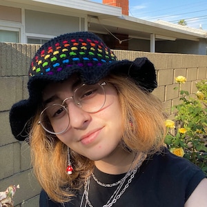 Crocheted Pride Bucket Hat image 1