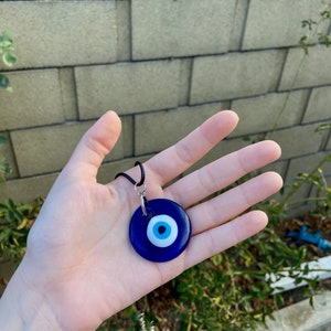 Glass Evil Eye Necklace
