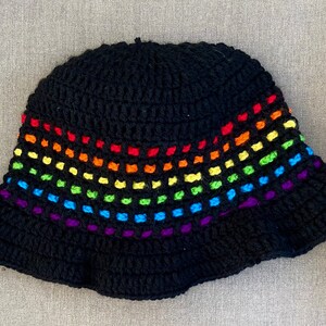Crocheted Pride Bucket Hat image 2