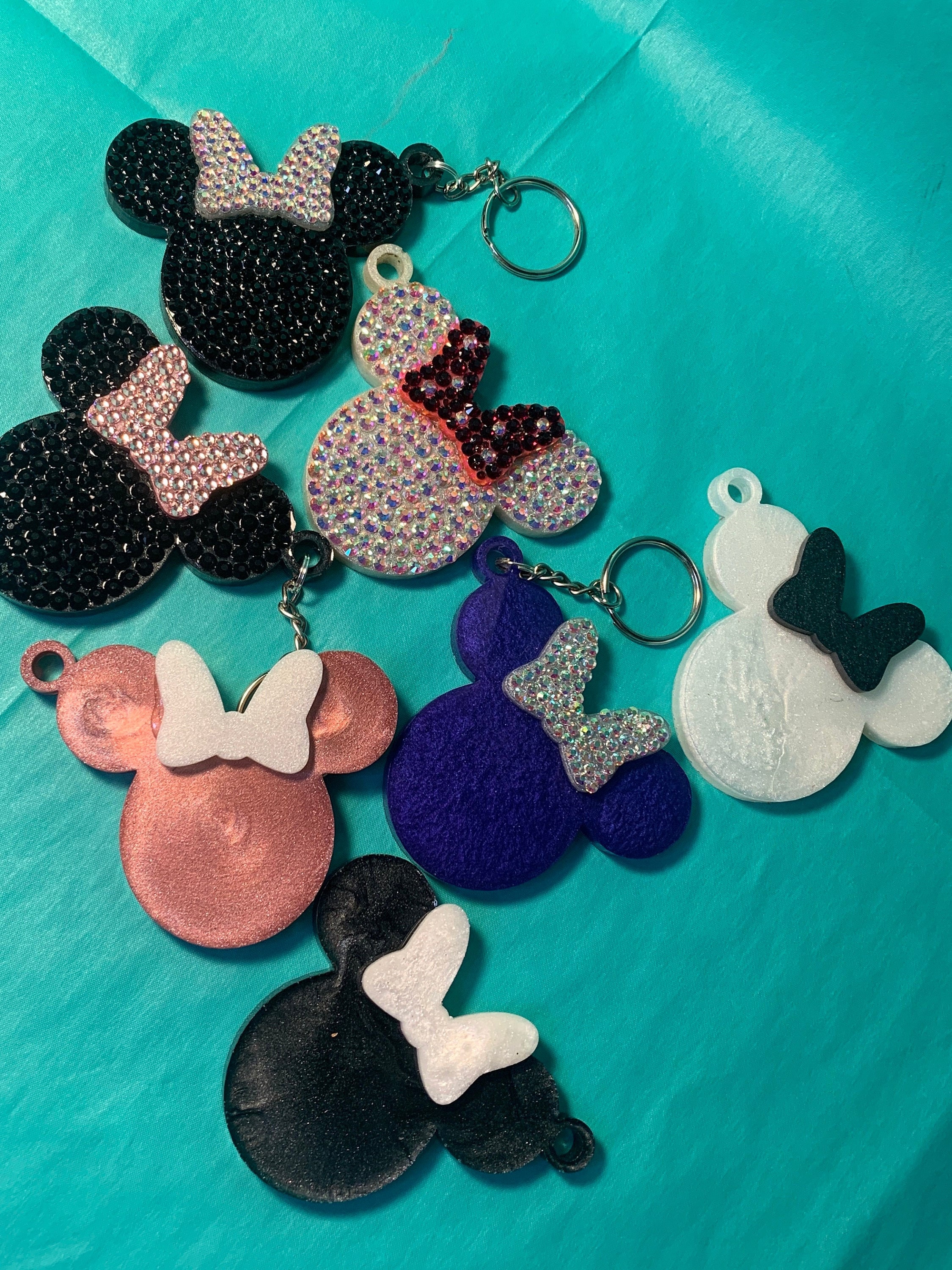 Mouse keychain Bling mouse keychain keychain for the mouse Etsy