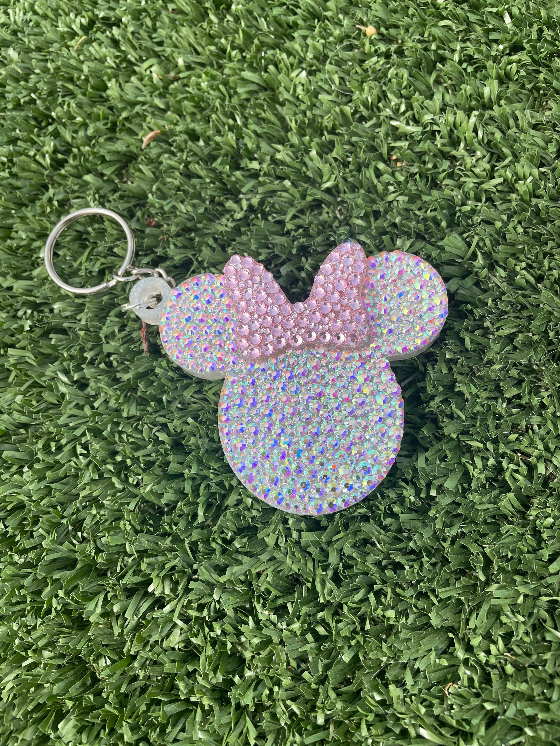 Mouse keychain Bling mouse keychain keychain for the mouse Etsy