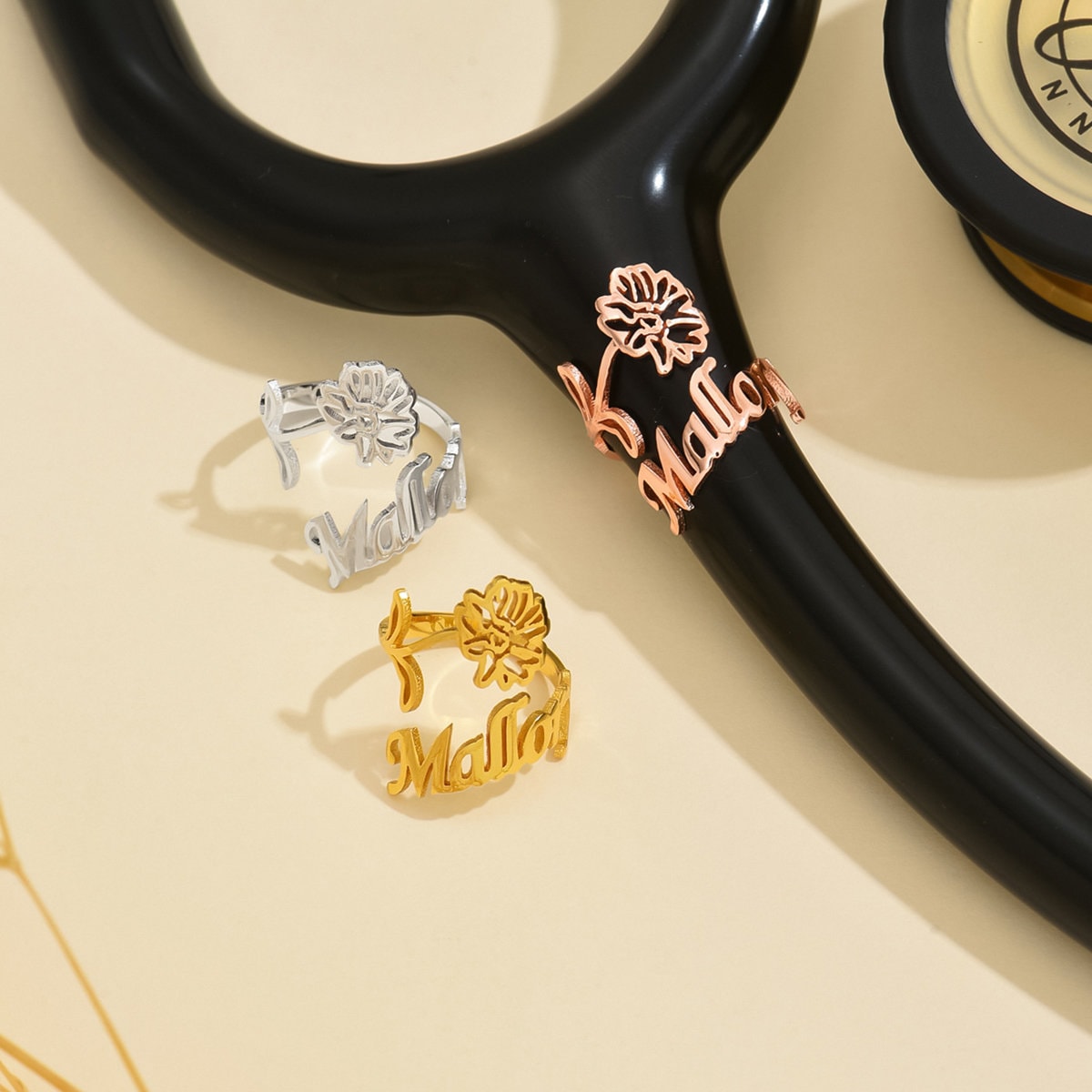 Personalisiertes Stethoskop-Namensschild, Stethoskop-Anhänger, ID-Tag, Krankenschwesterwoche/Abschlussgeschenk für Krankenschwester, Arzt, medizinische Assistentin