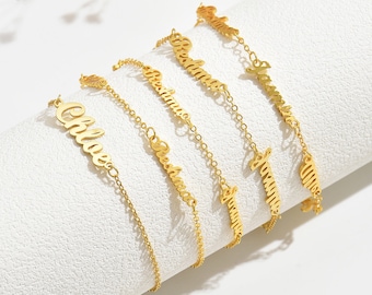 Custom Multiple Name Bracelet, Name Plate Bracelet, Family Bracelet, Mom Bracelet, Kids Name bracelet, Handmade Jewelry,Up to 5 Names