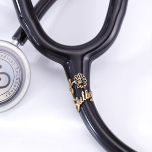 Personalisierte Stethoskop Namensschild Stethoskop Charme ID Tag Krankenschwestern Woche / Abschluss Geschenk für Krankenschwester, Doktor, Arzthelferin Bild 2