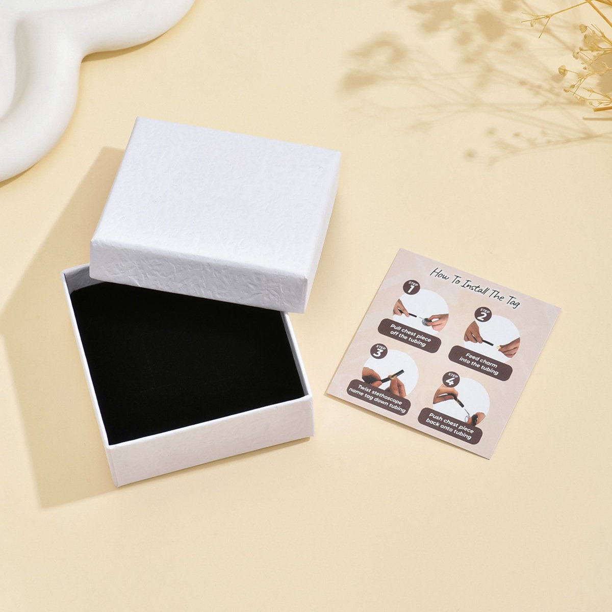 Personalisiertes Stethoskop-Namensschild, Stethoskop-Anhänger, ID-Tag, Krankenschwesterwoche/Abschlussgeschenk für Krankenschwester, Arzt, medizinische Assistentin