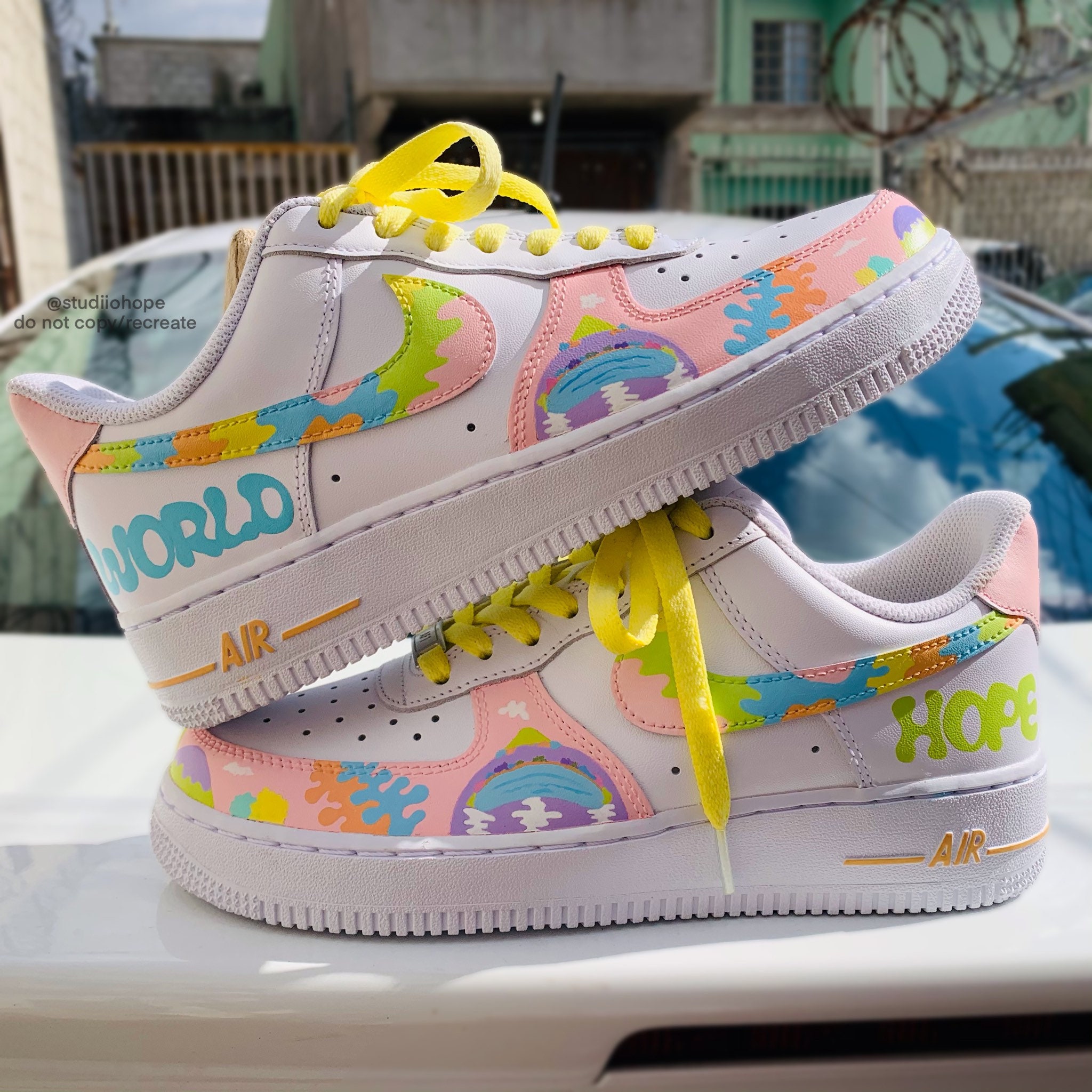 J-hope Pastel Hope World BTS Custom Shoes - Etsy