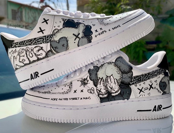 custom kaws shoes