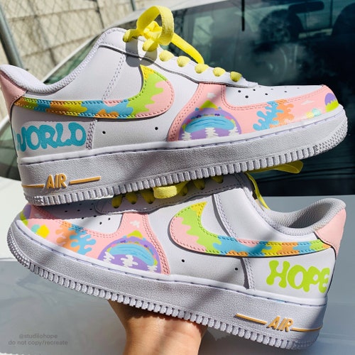 J-hope Pastel Hope World BTS Custom Shoes - Etsy