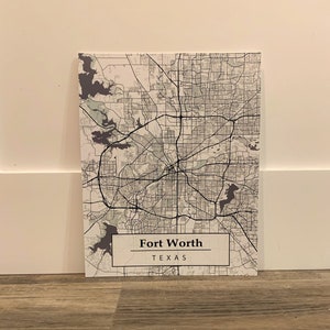 Custom City Map  - 8 x 10