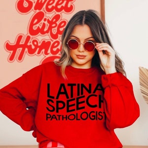 SLP Sweatshirt | Speech Pathologist Sweater | Speech Therapist Crewneck | Speech Pathologist Gift | SLP Christmas Sweatshirt