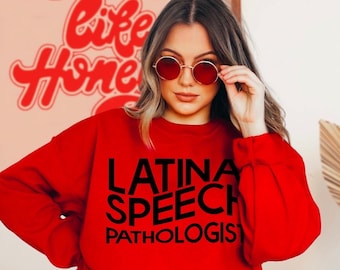 SLP Sweatshirt | Speech Pathologist Sweater | Speech Therapist Crewneck | Speech Pathologist Gift | SLP Christmas Sweatshirt