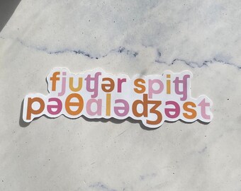 Speech Therapist Sticker | IPA sticker | SLP grad gift | Speech Pathologist Sticker | Speech Therapy Sticker | slp gift| gift for SLP