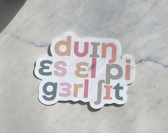 Speech Therapist Sticker | IPA sticker | SLP grad gift | Speech Pathologist Sticker | Speech Therapy Sticker | slp gift| gift for SLP