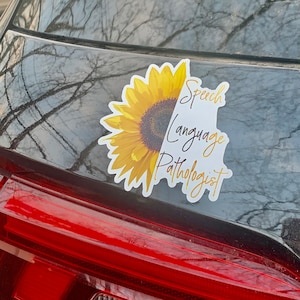 Speech Therapist Magnet, SLP Car Magnet, Speech Language Pathology, Speech Merch, Magnet for SLP, Gift for SLPA, Speech Therapist Merch