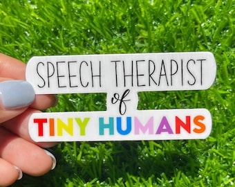 Speech Therapist Sticker, Speech Language Pathology, SLP, Speech Merch, Sticker for SLP, Gift for Supervisor, Speech Therapist Merch