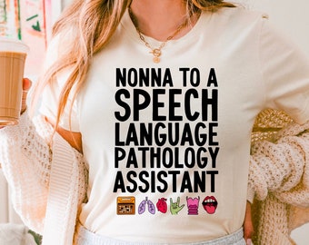 Assistente di logopedia nonna / SLPA nonna / Regalo di laurea SLPA / Cf Slp / Logopedista Assistente Tee / Festa della mamma SLP