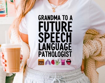 Slp futura nonna / futura nonna SLP / regalo laureato SLP / Cf Slp / logopedista nonna laureata / festa della mamma SLP