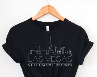 Speech Language Pathology | Speech Therapist Tshirt | SLP | Speech Merch | Speech Therapist Apparel | SLP gifts | Las Vegas SLP