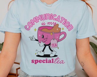 Maglietta logopedista / Patologia del linguaggio vocale / SLP / Comunicazione / Merch vocale / Abbigliamento logopedista / Regali SLP