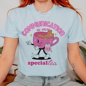 Maglietta logopedista / Patologia del linguaggio vocale / SLP / Comunicazione / Merch vocale / Abbigliamento logopedista / Regali SLP