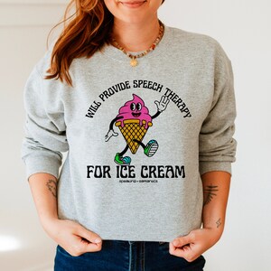 Speech Therapist Sweatshirt | SLP Crew Neck | SLP grad gift | Cf Slp | Speech Pathologist Sweatshirt | Speech Pathology| SLP merch|S
