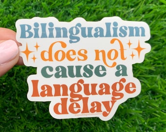 Speech Therapist Sticker | SLP sticker | SLP grad gift | Cf Slp | Speech Pathologist Sticker | Bilingualism Sticker| Speech Therapy