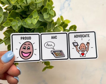 Speech Therapist Sticker | SLP sticker | AAC sticker | SLP grad gift | Speech Pathologist Sticker | Speech Therapist Sticker | slp gift