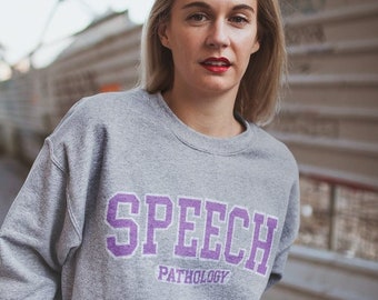 Speech Therapist Sweatshirt | SLP Crew Neck | SLP grad gift | Cf Slp | Speech Pathologist Sweatshirt | Speech Pathology| SLP merch|Slp gift