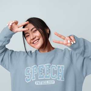 Speech Therapist Sweatshirt | SLP Crew Neck | SLP grad gift | Cf Slp | Speech Pathologist Sweatshirt | Speech Pathology| SLP merch|Slp gift