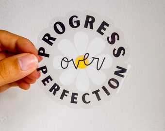 Speech Therapist Sticker | SLP sticker | SLP grad gift | Cf Slp | Speech Pathologist Sticker | Progress over Perfection Sticker