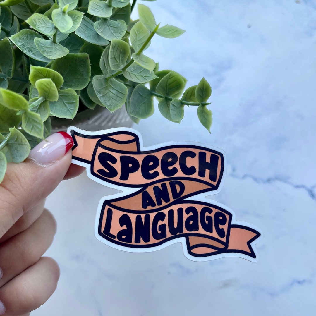 Slp Ribbons Speech Pathologist Sticker | SLP Sticker | SLP Grad Gift | Cf Slp ...