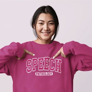 Speech Therapist Sweatshirt | SLP Crew Neck | SLP grad gift | Cf Slp | Speech Pathologist Sweatshirt | Speech Pathology| SLP merch|Slp gift