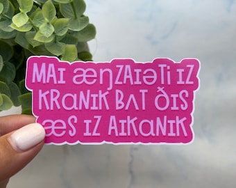 Speech Pathologist Sticker | SLP To Be sticker | SLP grad gift | Cf Slp | Speech Therapist Sticker | Bilingual Sticker | Speech Therapy