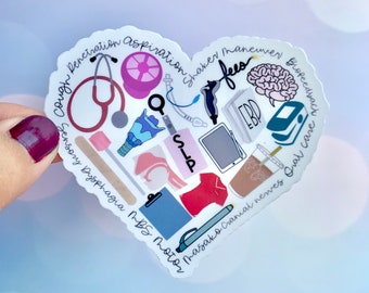 Speech Therapist Sticker, Medical SLP, SLP, Speech Merch, Sticker for SLP, Gift for Supervisor, Speech Therapist Merch