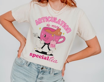 Maglietta logopedista / Patologia del linguaggio vocale / SLP / Articolazione / Merch vocale / Abbigliamento logopedista / Regali SLP