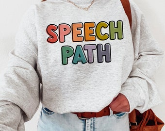 Speech Therapist Sweatshirt | SLP crew neck | SLP grad gift | Cf Slp | Speech Pathologist Sweatshirt | Speech Pathology| SLP merch