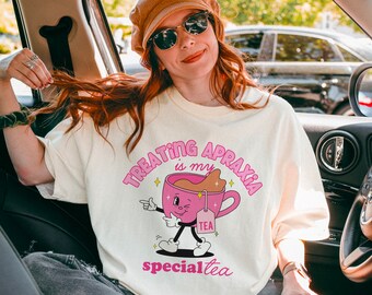 Maglietta logopedista / Patologia del linguaggio vocale / SLP / Aprassia / Merch vocale / Abbigliamento logopedista / Regali SLP / Maglietta Aprassia