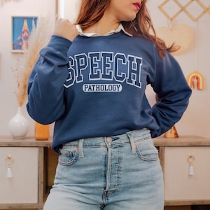 Speech Therapist Sweatshirt | SLP Crew Neck | SLP grad gift | Cf Slp | Speech Pathologist Sweatshirt | Speech Pathology| SLP merch|Slp gift