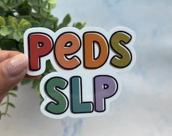 Speech Therapist Sticker | SLP sticker | SLP grad gift | Cf Slp | Speech Pathologist Sticker | Pediatric slp Sticker| slp gift| gift for SLP