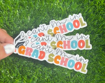 SLP Grad School Sticker: Speech Therapist Gift