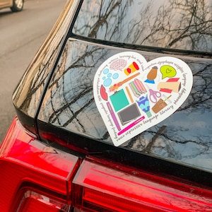 Speech Therapist Magnet, SLP Car Magnet, Speech Language Pathology, Speech Merch, Magnet for SLP, Gift for SLPA, Speech Therapist Merch