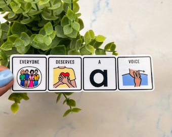 Speech Therapist Sticker | SLP sticker | AAC sticker | SLP grad gift | Speech Pathologist Sticker | Speech Therapist Sticker | slp gift