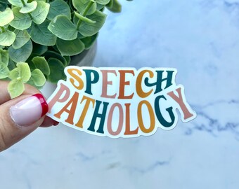 Speech Therapist Sticker | SLP matte sticker | SLP grad gift | Speech Pathologist Sticker | Speech Matte Sticker | slp gift| gift for SLP