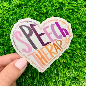 Speech Pathologist Sticker | SLP sticker | SLP grad gift | Cf Slp | Speech Therapist Sticker | SLP essentials | Speech Therapy