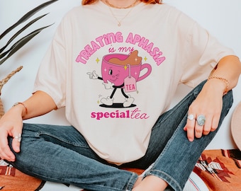 Maglietta logopedista / Patologia del linguaggio vocale / SLP / Afasia / Merch vocale / Abbigliamento logopedista / Regali SLP / Maglietta Afasia