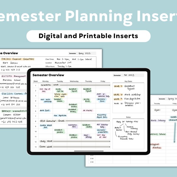 Student Planner - Etsy